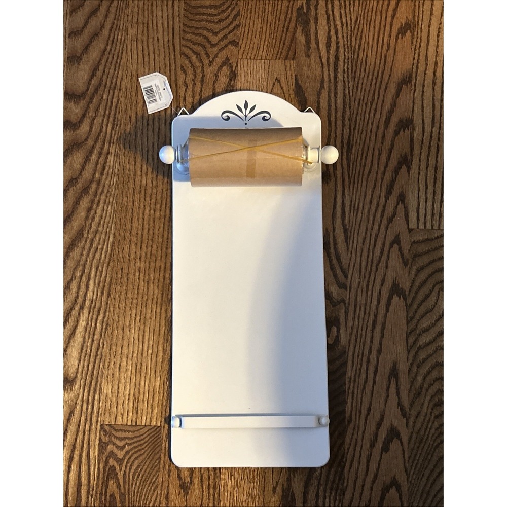 NEW RED SHED HOME & GIFTS METAL KRAFT PAPER DISPENSER Cream
